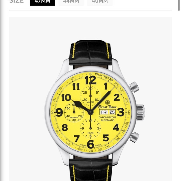 Authentic Ernst Benz Dial Men's Chronograph Watch